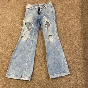 Uniq by litz flare jeans